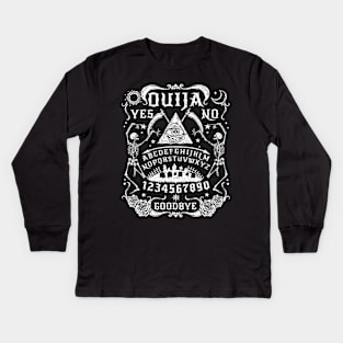 Satanic Ouija Board - Witchcraft Occult Gift Kids Long Sleeve T-Shirt